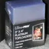 Ultra PRO Ultra Clear Platinum Toploaders 25ct 3" x 4" 35pt