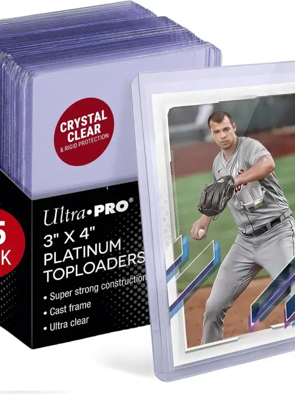 Ultra PRO Ultra Clear Platinum Toploaders 25ct 3" x 4" 35pt